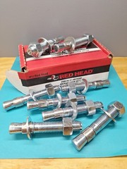 Genuine Red Head WS-3446 3/4″ x 4-3/4″ Concrete Wedge Anchor Zinc Plated NEW