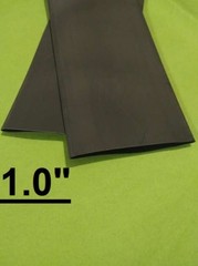 1.0 ” inch 25mm BLACK 2:1 heat shrink tubing polyolefin (1 FOOT)