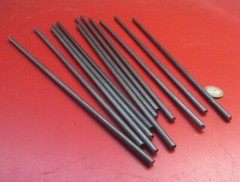 4140 Alloy Steel CF Rod Round Bar, 1/4″ Dia. x 1 Ft Length, 12 Units