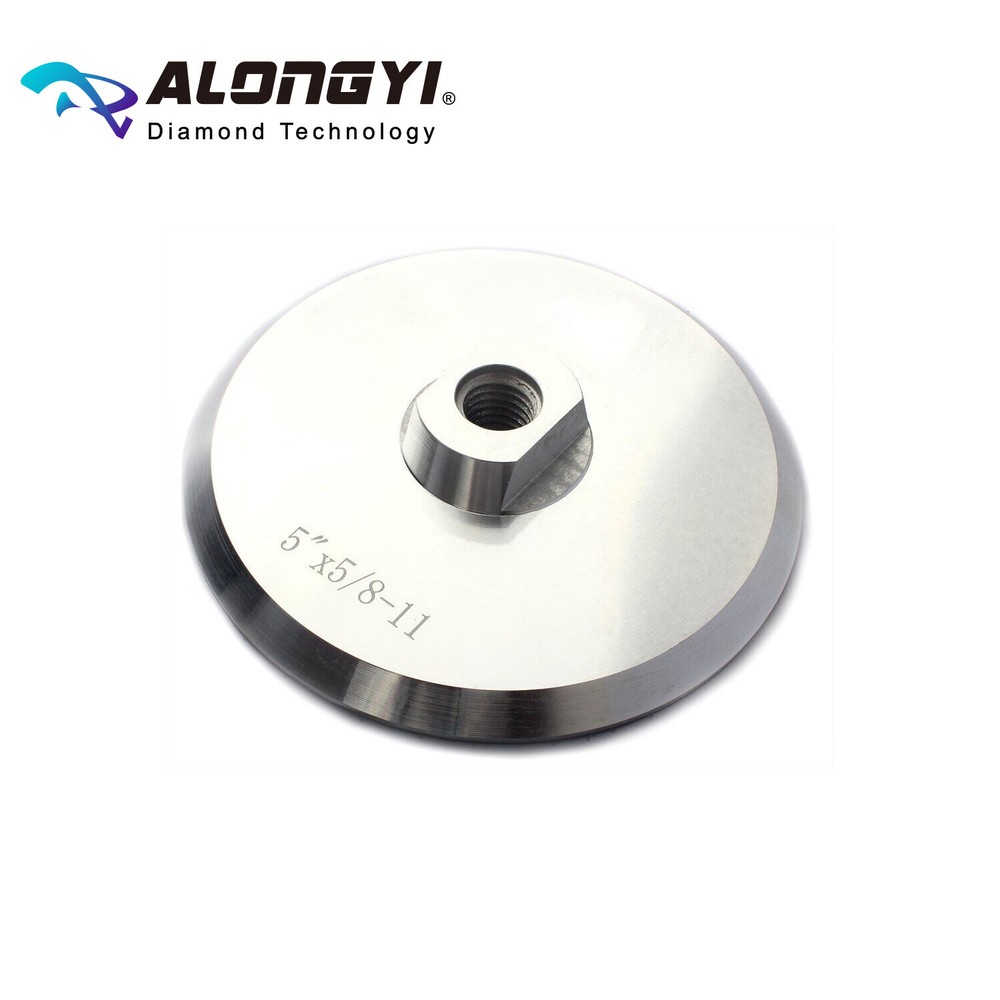 Aluminum Backer Pad 5″ inch Hook and Loop Back Holder with 5/8-11 Thread