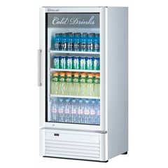 Turbo Air TGM10SDWN6 8.12 cu/ft 1Door White Refrigerated Merchandiser