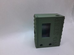 Meshtastic case Heltec V3 node case Holds 2000mah batt holds 3D printed GREEN
