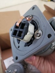 Appleton 30 Amp Plug Adr3034 Emerson Poweritte Spring Cover