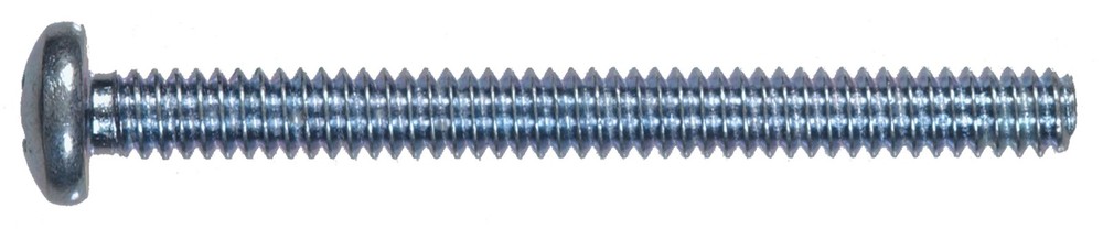 Hillman Machine Screws, #6-32 x 1-1/2in, 100 Pack, Zinc x 1-1/2″, Silver