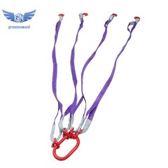 5ft 6610lbs Chain Sling for Lifting with G80 Alloy Steel Four Legs Grab Hook
