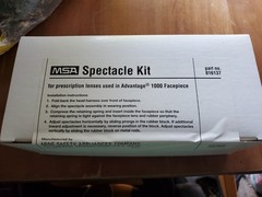 MSA Spectacle Kit 816137 for Prescription Lenses Used in Advantage Facepiece NIB