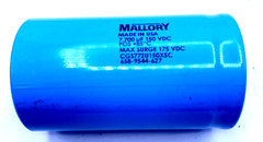 Mallory Lot of 9 Capacitor 7.700 uF 150 VDC POS +85°C Max 175VDC CGS772U150X5C