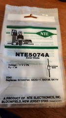 NTE 1W ZENER DIODE SELECT VOLTAGE FROM MENU