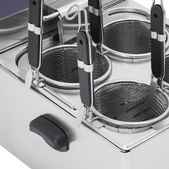 Commercial Pasta Cookers Electric Noodle Cooking Machine w/ 4* Strainer Baskets