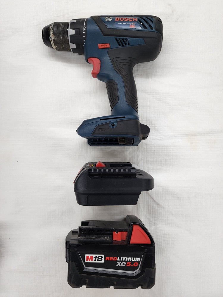 18v bosch lithium tool to M18 or 20v Dewalt adapter