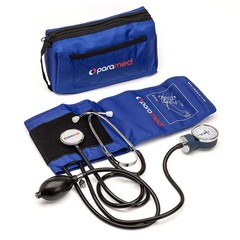 PARAMED Aneroid Sphygmomanometer with Stethoscope – Manual Blood Pressure