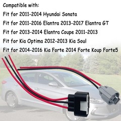 Cooling Fan Resistor Wiring Harness Connector Compatible with 2011-2017 Hyundai