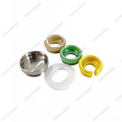 1Kit Dental Novaloc Type PEEK Caps Abutment Ti Housing Retention Insert Caps USA