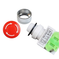 1NC+NO 22mm Emergency Stop Push Button Switch Red Mushroom Equipment e Stop Shut