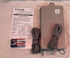 Taylor 1441E Digital Waterproof Max/Min Thermometer -20 to 120 Degrees F. – NIB