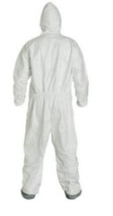 Dupont Tyvek Protective Coverall Cleaning Painting Spray Suit Hood & Boots 25/CS