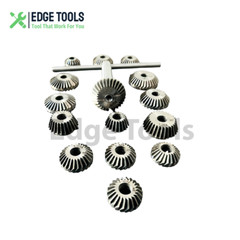 New Engine Valve Seat High Carbon Steel Face HCS Cutter 15 Pc Set USA EDGE TOOLS
