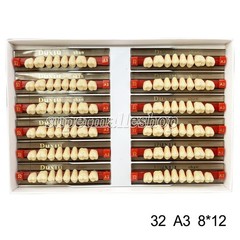 Dental Acrylic Denture Resin Teeth Upper Lower Full Set Shade A1/A2/A3 3/8/16 SD