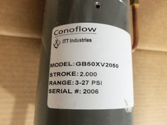 NEW CONOFLOW LINEAR ACTUATOR GB50XV2050 2.000 INCH STROKE 3-27 PSI