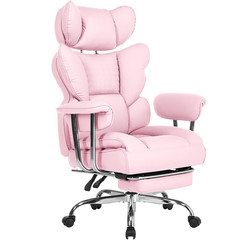 Big and Tall Ergonomic Office Chair,Scratch-Resistant PU Leather Executive Chair
