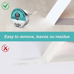 Grey Duct Tape Heavy Duty Version, 2 Inches x 50 Yards Per Roll, Waterproof IP65