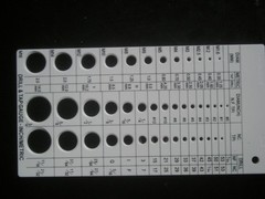 Screw Thread Gauge | Metric And SAE | Recommends Drill Bit & Tap Size