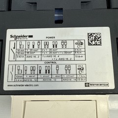SCHNEIDER TESYS LC1D40A MAGNETIC CONTACTOR 3 POLE 50/60HZ