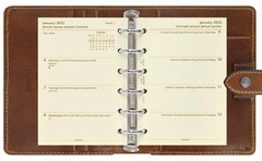 NEW FiloFax Malden Pocket Size Organizer Lilac Full Grain Buffalo Leather