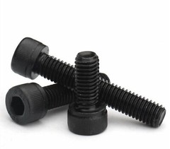 M10 Fine Thread Allen Hex Socket Bolt Cap Head Screws Black 12.9 Steel