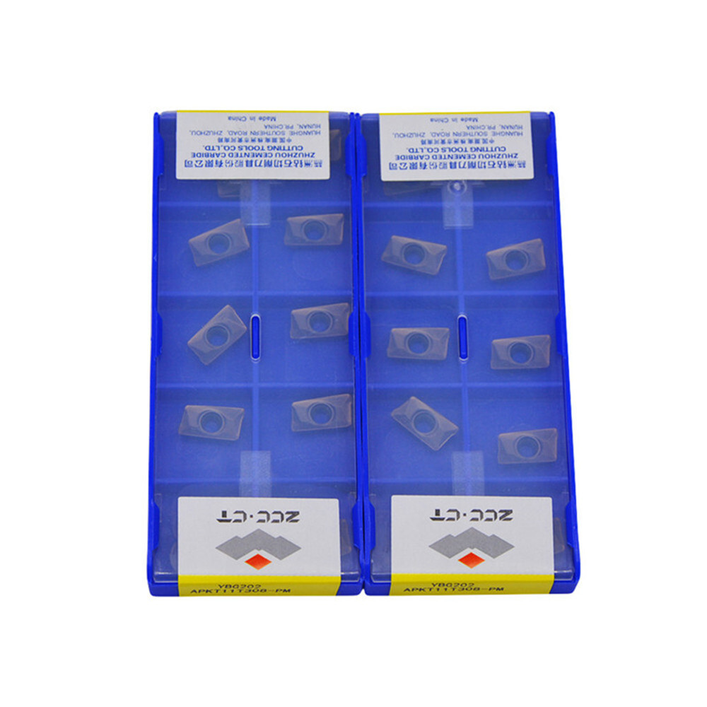 For Steel 20PCS APKT11T308-PM YBG202 CNC Milling Carbide Inserts APKT insert