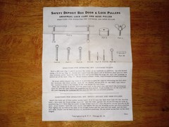 HPC Safety Deposit Box Door & Lock Puller Tools (As Is / Complete Set?)