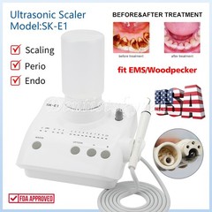 SK-E1 Dental Ultrasonic Piezo Scaler W/Handpiece Tips Bottles Fit EMS HOT