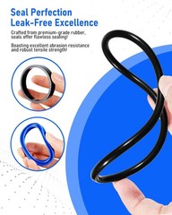 VEHIFOMO Hydraulic Log Splitter Cylinder Rebuild Seal Kit for 4.0″Bore x 1.75…