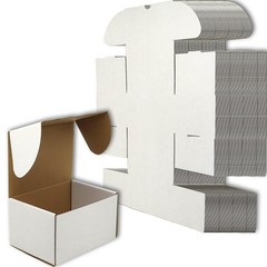 7x5x4 inches Small Shipping Boxes Set of 50 – White Mailer Corrugated Cardboa…