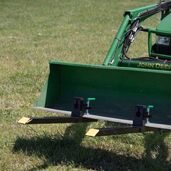 Titan Attachments Light-Duty 43″ Clamp-On Pallet Forks, 30″ x 3″ Fork Length