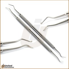 Dental Spoon Excavator Set Of 2 Dentin Carious Removal Tooth Surgery Instruments