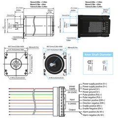 Nema17 Nema23 0.4/1.2/2/3Nm Integrated Closed-loop Stepper Motor Built-in Driver