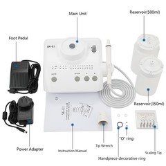 SK-E1 Dental Ultrasonic Piezo Scaler W/Handpiece Tips Bottles Fit EMS HOT