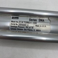 PARKER PNEUMATIC CYLINDER SERIES 2MA , 01.50 TE2MAU14 8.500, 250 PSI AIR