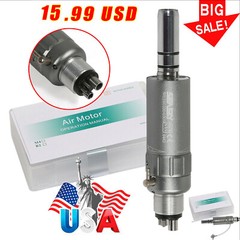 NSK Style Dental Slow Low Speed Air Motor Handpiece E-type 4 Holes Midwest USA