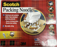 Scotch Packing Noodles Fills 150 Gallons 20 Cubic feet No Static Packing Peanuts