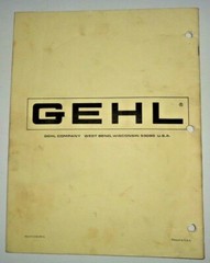 Gehl BU 920 Forage Box Operators Owners Maintenance Manual Original! 8/76