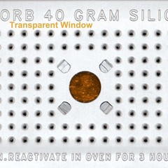40 Gram Silica Gel Canister, 5/10/20 Packs Silica Gel Desiccant Canister Orange