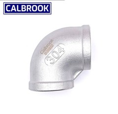 1″ FNPT 90 Degree Pipe Elbow 304 Stainless Steel 150# Class