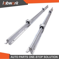 Labwork 2PCS SBR16-1500mm Rails w/4 Bearings for DIY CNC Milling Machine