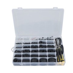 32 Size 1540 Pcs Rubber O-Ring Assortment Kit with Pick & Hook Set OD:4-50mm