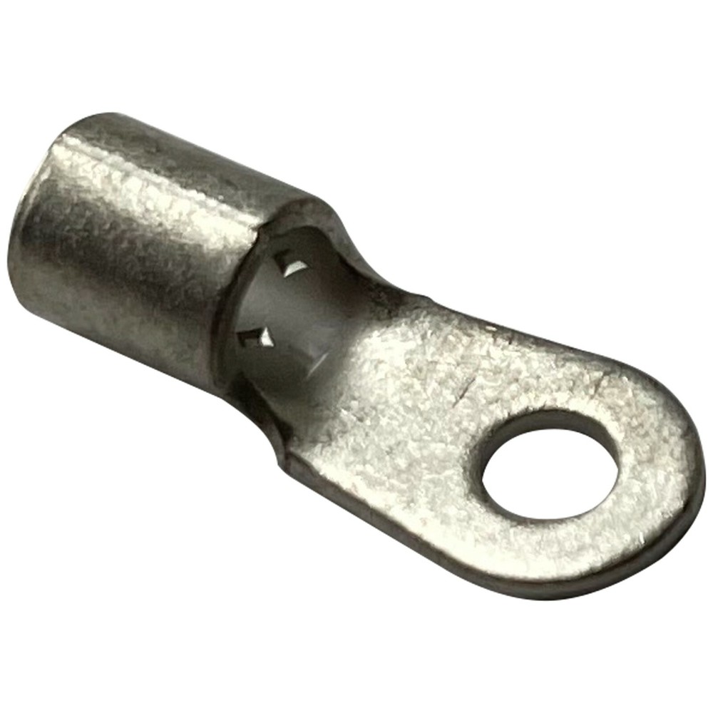 (100) Non-Insulated 8 Gauge #8 Ring Stud Terminal Uninsulated Wire Connector USA