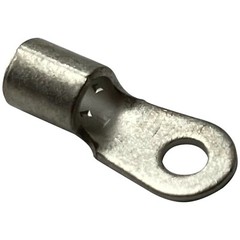 (100) Non-Insulated 8 Gauge #8 Ring Stud Terminal Uninsulated Wire Connector USA