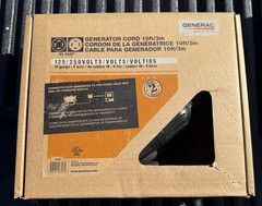 Generac GNC-6327 10 Ft. 30 Amp Generator Cord With Nema L14-30 Up To 7500W