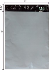Yens® 2000 #M1 WHITE POLY MAILERS ENVELOPES Self Sealing BAGS 6 x 9 2000M1